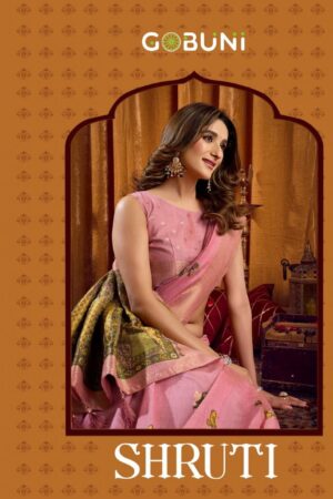 gobuni shruti series 2701-2706 katha work modal best saree in wholesale surat