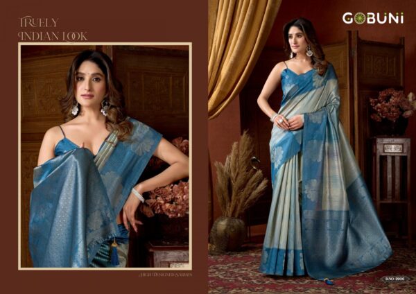 gobuni stella series 2901-2906 elegant kota silk wholesale sarees Rehmat Boutique