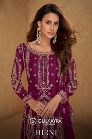 gulkayra hirni series 7650 Real Chinon sharara readymade wholesale suit Rehmat Boutique