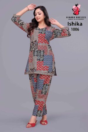 Hiaara Ishika Vol-1 series 1001-1007 Pure Cotton wholesale kurti with bottom Rehmat Boutique