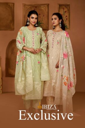 Home Rehmat Boutique Buy Ethnic Suits Online for Weddings ibiza exclusive series 16000 to 16003 linen jacquard salwar kameez in wholesale surat Rehmat Boutique