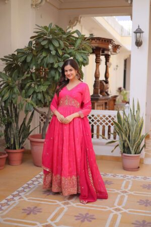 Home Rehmat Boutique Buy Ethnic Suits Online for Weddings KA-1235 Digital Printed Russian silk readymade suit Rehmat Boutique