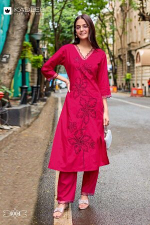 kadlee levisha series 4001-4004 viscose weaving co-ord sets Rehmat Boutique