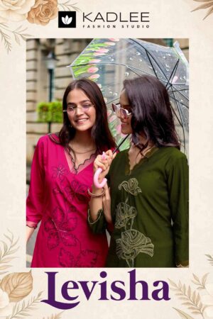 kadlee levisha series 4001-4004 viscose weaving co-ord sets Rehmat Boutique