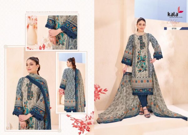kala meher vol 12 series 9701 to 9712 cotton casual suit in wholesale surat Rehmat Boutique