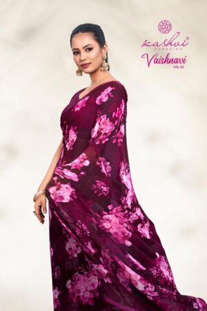 kashvi creation vaishnavi vol 2 series 201-208 georgette wholesale saree Rehmat Boutique