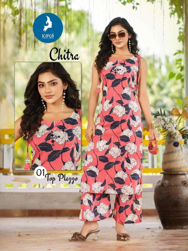kaya chitra series 01 to 06 rayon readymade fancy co-ord sets in wholesale surat Rehmat Boutique kaya chitra series 01 to 06 rayon readymade fancy co-ord sets in wholesale surat kaya chitra series 01 to 06 rayon readymade fancy co-ord sets in wholesale surat Rehmat Boutique