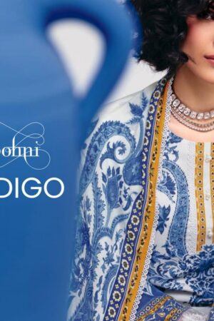 Home Rehmat Boutique Buy Ethnic Suits Online for Weddings kimora sohni Indigo vol 61 series 681 to 684 amazing linen pakistani salwar kameez in wholesale surat Rehmat Boutique