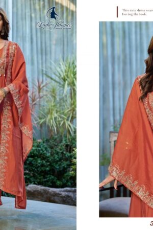 ladies flavour 3367-3370 mul chanderi full stitch big size combo suit in wholesale surat Rehmat Boutique