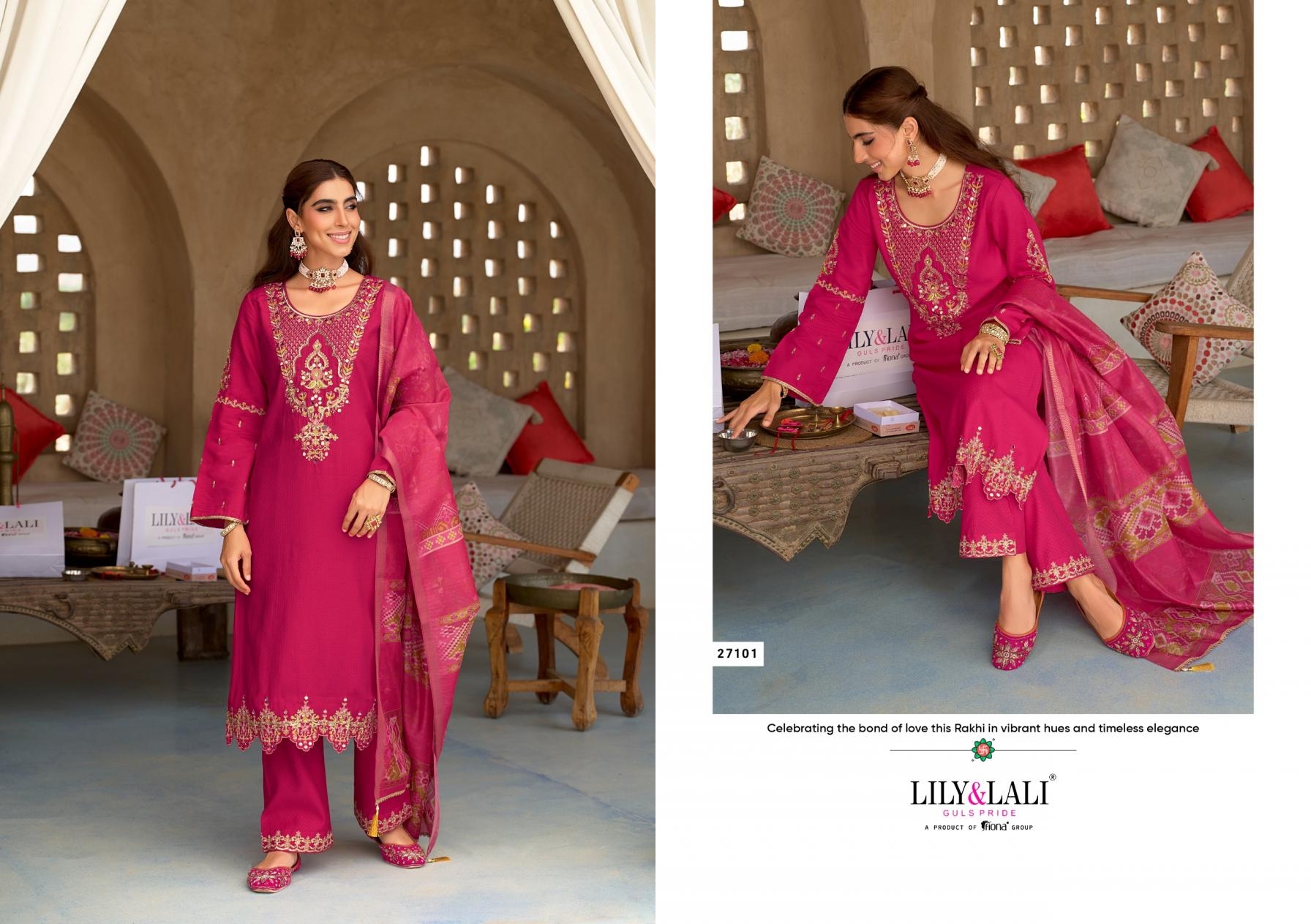 lily & lali mubarak series 27101 to 27104 viscose silk readymade exclusive kurti pant with dupatta in wholesale surat Rehmat Boutique lily & lali mubarak series 27101 to 27104 viscose silk readymade exclusive kurti pant with dupatta in wholesale surat lily & lali mubarak series 27101 to 27104 viscose silk readymade exclusive kurti pant with dupatta in wholesale surat Rehmat Boutique