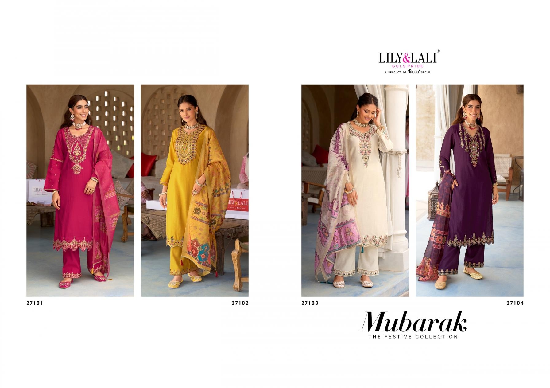 lily & lali mubarak series 27101 to 27104 viscose silk readymade exclusive kurti pant with dupatta in wholesale surat Rehmat Boutique lily & lali mubarak series 27101 to 27104 viscose silk readymade exclusive kurti pant with dupatta in wholesale surat lily & lali mubarak series 27101 to 27104 viscose silk readymade exclusive kurti pant with dupatta in wholesale surat Rehmat Boutique