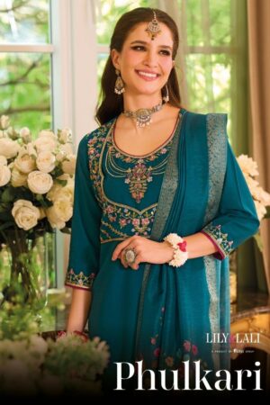 Home Rehmat Boutique Buy Ethnic Suits Online for Weddings lily & lali phulkari series 29301 to 29304 viscose silk glamorous styles readymade suit in wholesale surat Rehmat Boutique