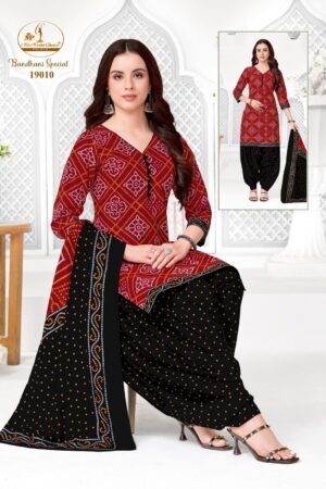 Miss World Bandhani Special Vol-19 series 19001-19010 pure cotton readymade suit Rehmat Boutique