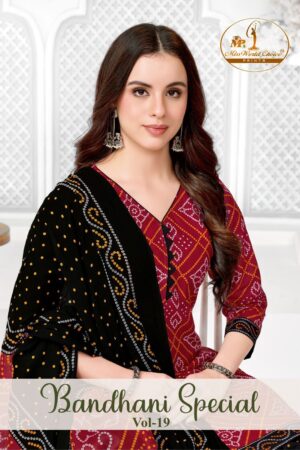 Miss World Bandhani Special Vol-19 series 19001-19010 pure cotton readymade suit Rehmat Boutique