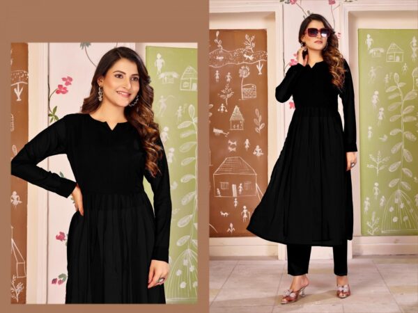 moksh kasturi vol 1 series 371-374 Heavy Georgette with Choli inner Stitched nayra style kurti Rehmat Boutique