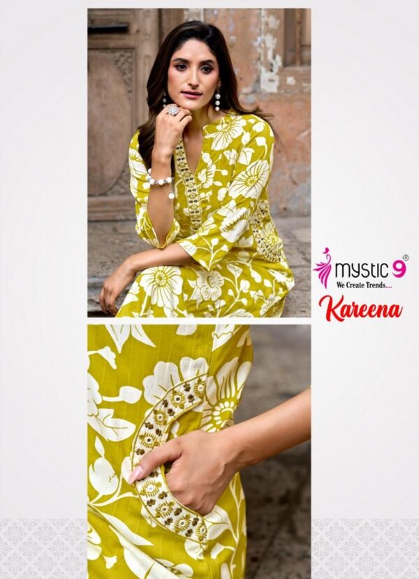mystic9 kareena vol 2 series 2001 to 2010 rayon katha print stitched coord set in wholesale surat Rehmat Boutique