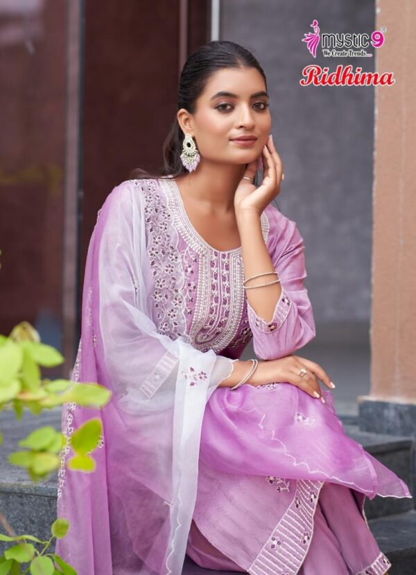 mystic9 ridhima vol 1 series 1001 to 1008 vertican dobby readymade stylish suit in wholesale surat Rehmat Boutique