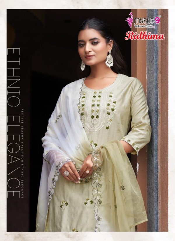 mystic9 ridhima vol 1 series 1001 to 1008 vertican dobby readymade stylish suit in wholesale surat Rehmat Boutique