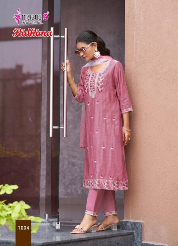 mystic9 ridhima vol 1 series 1001 to 1008 vertican dobby readymade stylish suit in wholesale surat Rehmat Boutique