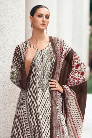 nisanka the hermitage shop elahe series 01 to 04 lawn cotton modern pakistani salwar kameez in wholesale surat Rehmat Boutique