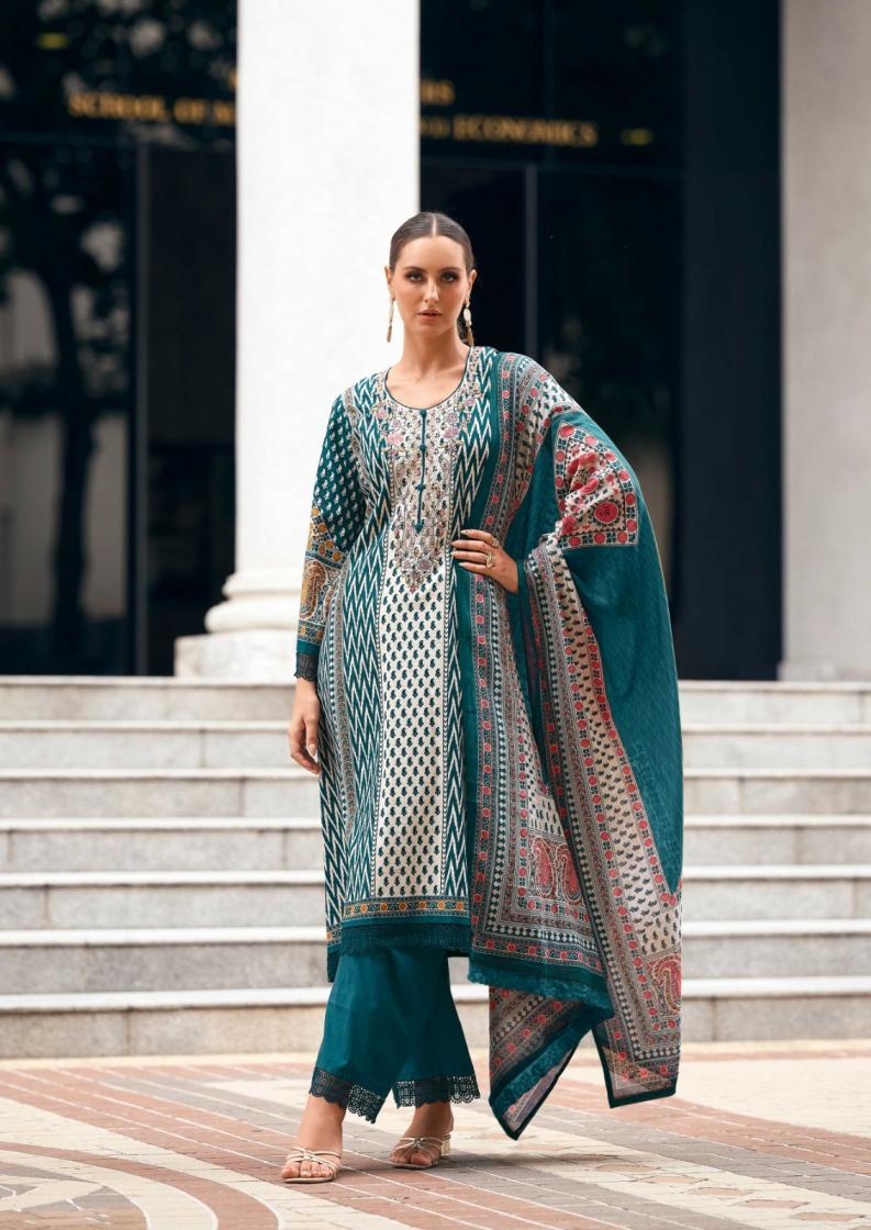 nisanka the hermitage shop elahe series 01 to 04 lawn cotton modern pakistani salwar kameez in wholesale surat Rehmat Boutique