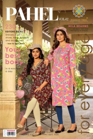 passion tree pahel vol 2 series 1001-1010 cotton readymade suit Rehmat Boutique