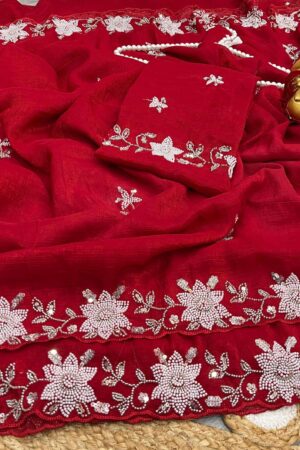 pr clothing kc 914 premium crunchy crush trendy saree in wholesale surat Rehmat Boutique