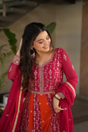 pr clothing lw 9250 readymade new design anarkali dress with dupatta in wholesale surat Rehmat Boutique