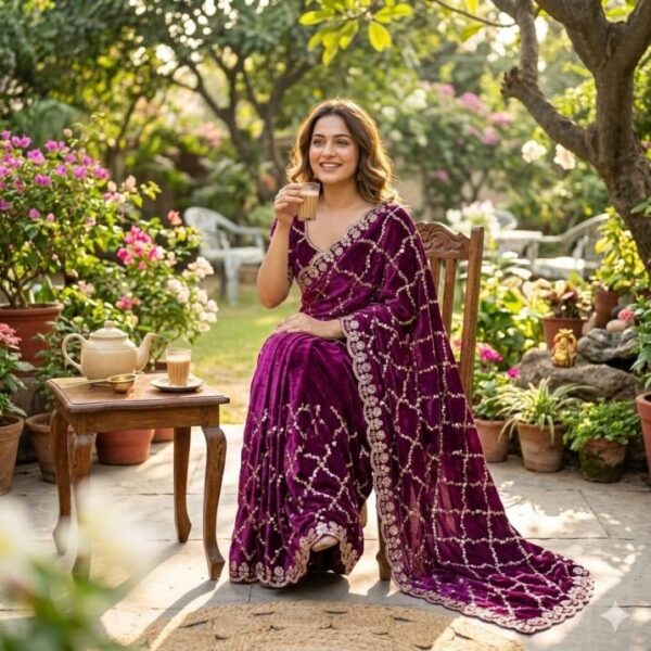 pr ds 784 silk sequence work designer sarees in wholesale surat Rehmat Boutique