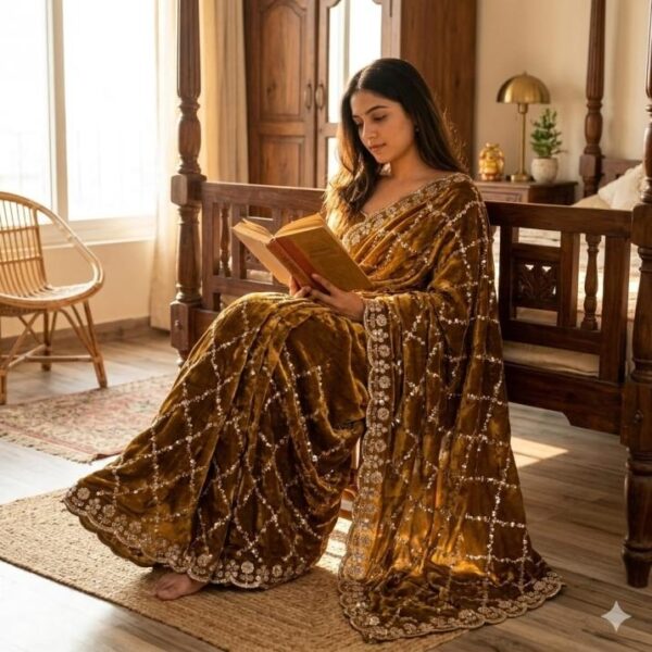 pr ds 784 silk sequence work designer sarees in wholesale surat Rehmat Boutique