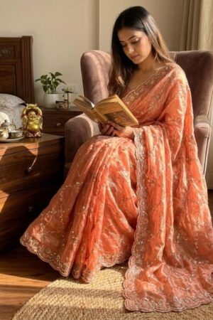 pr ds 784 silk sequence work designer sarees in wholesale surat Rehmat Boutique