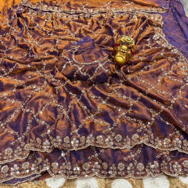 pr ds 784 silk sequence work designer sarees in wholesale surat Rehmat Boutique