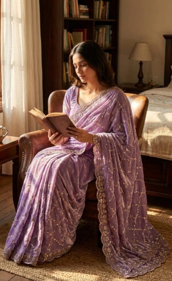 pr ds 784 silk sequence work designer sarees in wholesale surat Rehmat Boutique