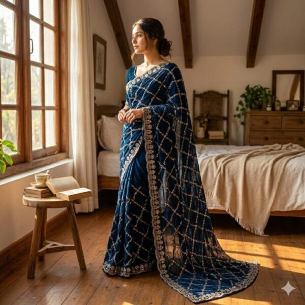 pr ds 784 silk sequence work designer sarees in wholesale surat Rehmat Boutique