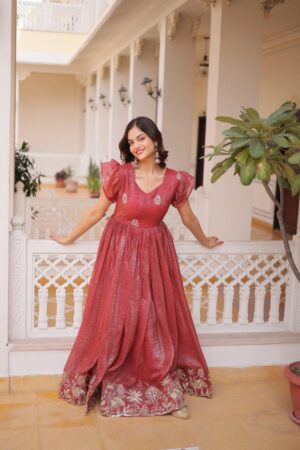 pr ka 1223 silver crunchy pretty readymade gowns in wholesale surat pr ka 1223 silver crunchy pretty readymade gowns in wholesale surat