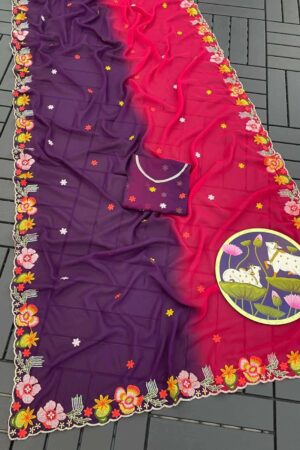 Home Rehmat Boutique Buy Ethnic Suits Online for Weddings pr kc 838 designer georgette sequence work saree online supplier Rehmat Boutique