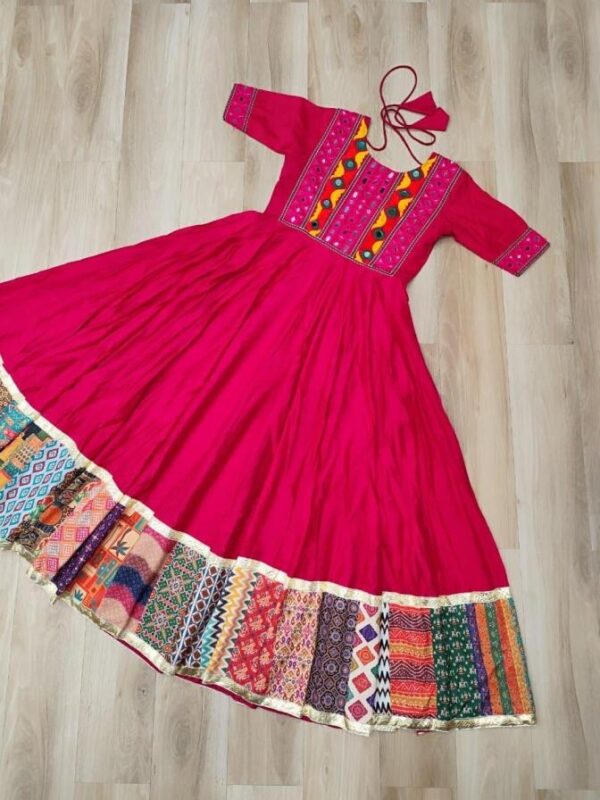 pr lw 9269 roman readymade classic look navratri gowns in wholesale surat Rehmat Boutique