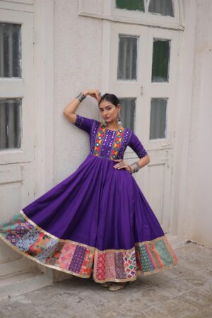 pr lw 9269 roman readymade classic look navratri gowns in wholesale surat Rehmat Boutique