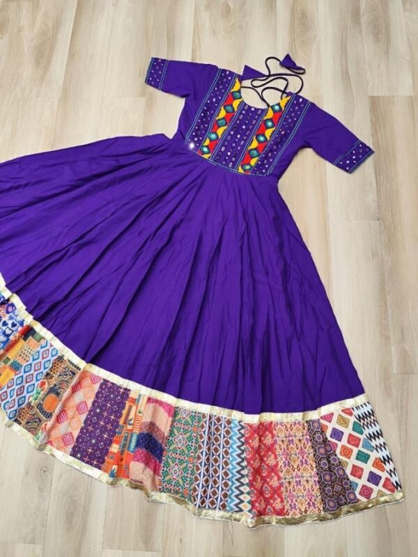 pr lw 9269 roman readymade classic look navratri gowns in wholesale surat Rehmat Boutique