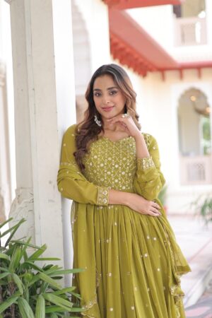 Home Rehmat Boutique Buy Ethnic Suits Online for Weddings pr lw 9282 readymade exclusive designer faux georgette gown with dupatta in wholesale surat Rehmat Boutique