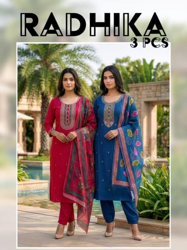 pr radhika series 1001 to 1008 vartican fully stitch casual salwar suit in wholesale surat Rehmat Boutique