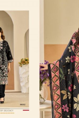 radhika fashion azara zubeda vol 4 series 96001 to 96002 lawn cotton pakistani salwar kameez in wholesale surat Rehmat Boutique