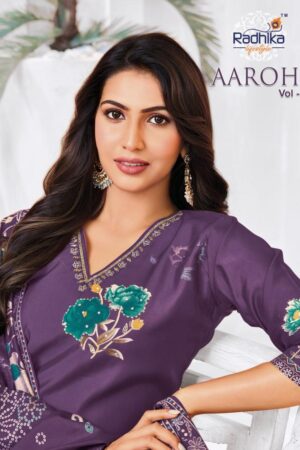 radhika lifestyle aarohi vol 2 series 2001-2008 model discharge print readymade suit Rehmat Boutique