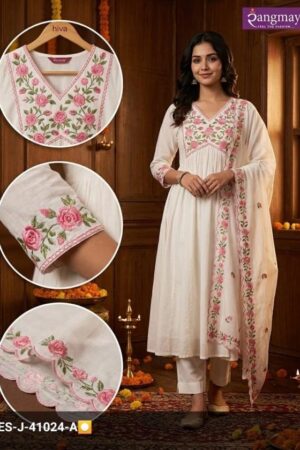 rangmaya fashion series 41022-41024 mul chanderi readymade suit Rehmat Boutique