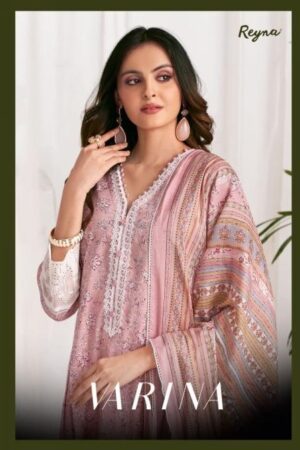 Home Rehmat Boutique Buy Ethnic Suits Online for Weddings reyna varina series 10512 to 10514 amazing cotton block print ladies suit in wholesale surat Rehmat Boutique