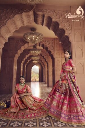 royal vrindavan vol 69 banarasi silk 10365-10369 Banarasi Premium  Silk lehenga Rehmat Boutique