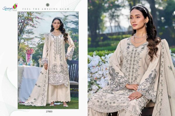 SANIYA TRENDZ Elaf vol -27 COTTON WITH CHIKANKARI EMBROIDERED wholesale suit Rehmat Boutique SANIYA TRENDZ Elaf vol -27 COTTON WITH CHIKANKARI EMBROIDERED wholesale suit SANIYA TRENDZ Elaf vol -27 COTTON WITH CHIKANKARI EMBROIDERED wholesale suit Rehmat Boutique