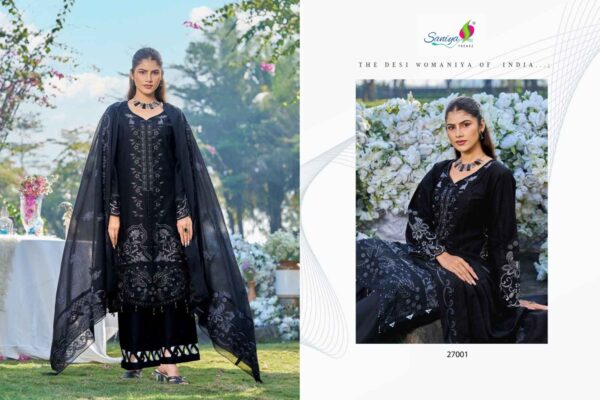 SANIYA TRENDZ Elaf vol -27 COTTON WITH CHIKANKARI EMBROIDERED wholesale suit Rehmat Boutique SANIYA TRENDZ Elaf vol -27 COTTON WITH CHIKANKARI EMBROIDERED wholesale suit SANIYA TRENDZ Elaf vol -27 COTTON WITH CHIKANKARI EMBROIDERED wholesale suit Rehmat Boutique