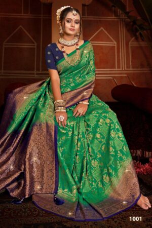 Saroj Devangi Saroski vol.3 series 1001 to 1006 Soft silk saree in wholesale surat Rehmat Boutique