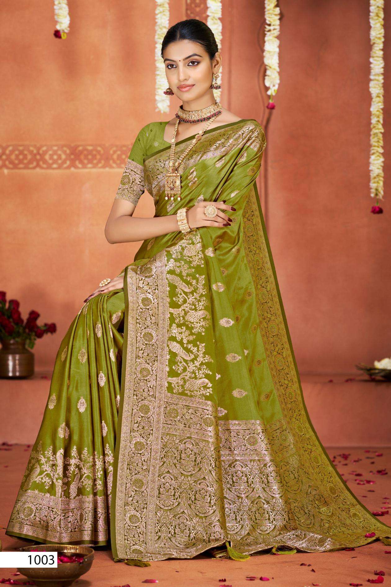 Saroj Gulzaar satin vol.9 series 1001 to 1004 satin silk saree in wholesale surat Rehmat Boutique Saroj Gulzaar satin vol.9 series 1001 to 1004 satin silk saree in wholesale surat Rehmat Boutique